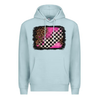 Blue Mist racing leopard background Premium Hoodie - Jasminsmagicworld