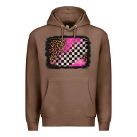 Chestnut racing leopard background Premium Hoodie - Jasminsmagicworld