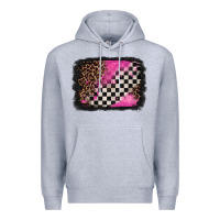 Heather Grey racing leopard background Premium Hoodie - Jasminsmagicworld