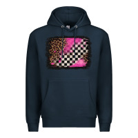Navy racing leopard background Premium Hoodie - Jasminsmagicworld