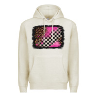 Oatmeal Heather racing leopard background Premium Hoodie - Jasminsmagicworld