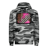 Slate Camo racing leopard background Premium Hoodie - Jasminsmagicworld