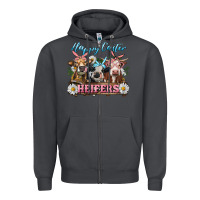 Smoke Happy Easter Heifers Zipper Hoodie - RanaPortraitStore
