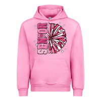 Fuchsia Pink senior 2024 pink cheer Urban Hoodie - MaliasSmallBusiness