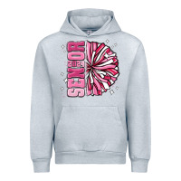 Heather Grey senior 2024 pink cheer Urban Hoodie - MaliasSmallBusiness