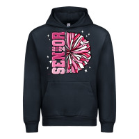 Navy senior 2024 pink cheer Urban Hoodie - MaliasSmallBusiness