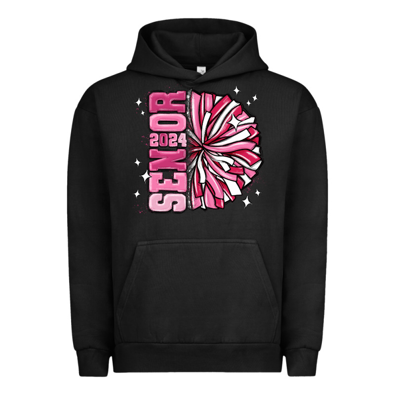 Senior 2024 Pink Cheer Urban Hoodie by MaliasSmallBusiness | Teevron