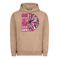 Pigment Burro senior 2024 pink cheer Urban Hoodie - MaliasSmallBusiness