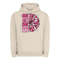 Pigment French Oak senior 2024 pink cheer Urban Hoodie - MaliasSmallBusiness