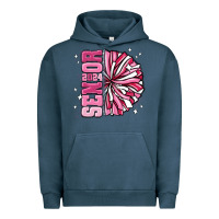 Pigment Midnight Navy senior 2024 pink cheer Urban Hoodie - MaliasSmallBusiness