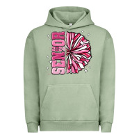 Pigment Oil Green senior 2024 pink cheer Urban Hoodie - MaliasSmallBusiness
