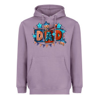Lavender American Dad  4th of july Heavyweight Hoodie - CowGirlArtShop