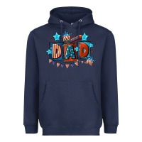 Navy American Dad  4th of july Heavyweight Hoodie - CowGirlArtShop