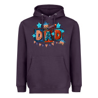 Plum American Dad  4th of july Heavyweight Hoodie - CowGirlArtShop