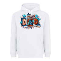 White American Dad  4th of july Heavyweight Hoodie - CowGirlArtShop