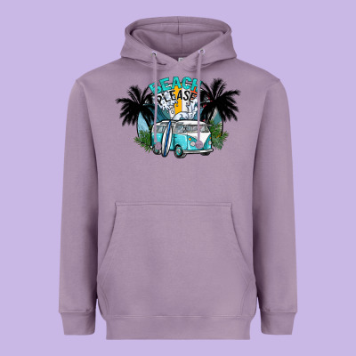 Beach Please Heavyweight Hoodie Designed By Sublimationcraftshop