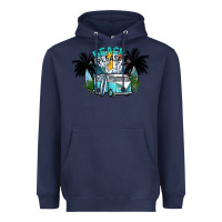 Navy beach please Heavyweight Hoodie - SublimationCraftShop
