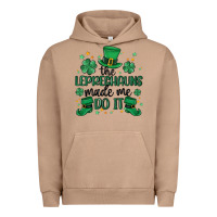 Pigment Burro the leprechauns made me do it Urban Hoodie - MaliasSmallBusiness