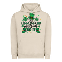 Pigment French Oak the leprechauns made me do it Urban Hoodie - MaliasSmallBusiness