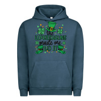 Pigment Midnight Navy the leprechauns made me do it Urban Hoodie - MaliasSmallBusiness