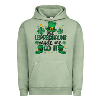 Pigment Oil Green the leprechauns made me do it Urban Hoodie - MaliasSmallBusiness