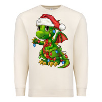 Sandshell Christmas Cute Dragon Premium Sweatshirt - FaDigitalArtStudio