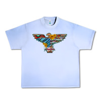 Grape Ice thunderbird with usa flag and sunflowers Urban Heavy Tee - Artiststas
