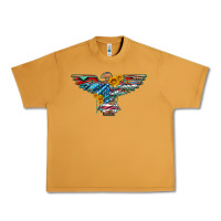 Peanut Butter thunderbird with usa flag and sunflowers Urban Heavy Tee - Artiststas