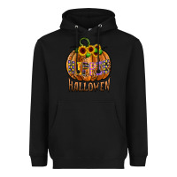 Black hippie halloween Heavyweight Hoodie - CowhideDigitalArt