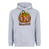 Heather Grey hippie halloween Heavyweight Hoodie - CowhideDigitalArt