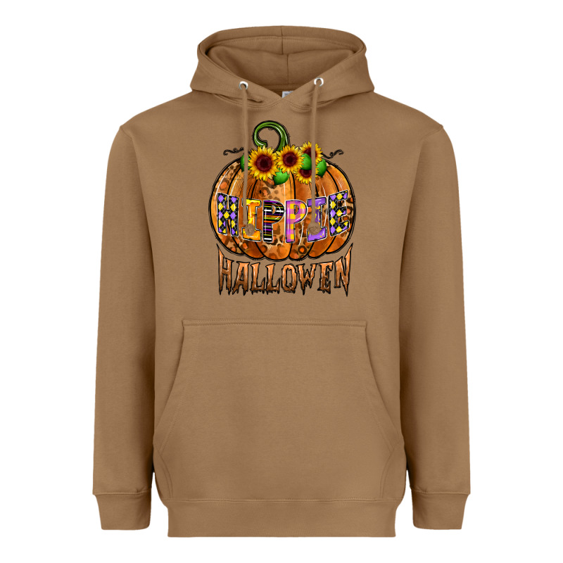 Hippie Halloween Heavyweight Hoodie by CowhideDigitalArt | Teevron