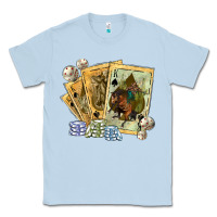 Dusty Blue western rodeo playing cards tbw Classic Tee - texasbilliewilder