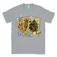 Heather Grey western rodeo playing cards tbw Classic Tee - texasbilliewilder