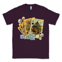 Plum western rodeo playing cards tbw Classic Tee - texasbilliewilder