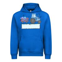 Cobalt easter tractor boy Urban Hoodie - MaliasSmallBusiness