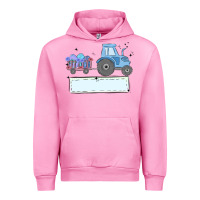 Fuchsia Pink easter tractor boy Urban Hoodie - MaliasSmallBusiness
