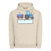 Pigment French Oak easter tractor boy Urban Hoodie - MaliasSmallBusiness