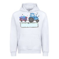 White easter tractor boy Urban Hoodie - MaliasSmallBusiness