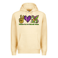 Pina Colada peace love mardi gras Premium Hoodie - Jasminsmagicworld