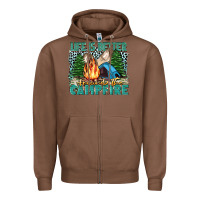 Chestnut life is better around the campfire Zipper Hoodie - Zillion Design Studio