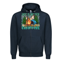 Navy life is better around the campfire Zipper Hoodie - Zillion Design Studio