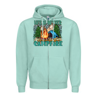 Seafoam life is better around the campfire Zipper Hoodie - Zillion Design Studio