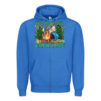 True Royal life is better around the campfire Zipper Hoodie - Zillion Design Studio