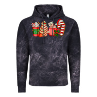 Cloud Black christmas tree cake and coffee cups ado Vintage Hoodie - AdoDesignShop