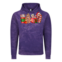 Cloud Purple christmas tree cake and coffee cups ado Vintage Hoodie - AdoDesignShop