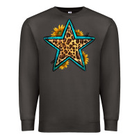 Smoke western leopard star Premium Sweatshirt - HRA Design Shop
