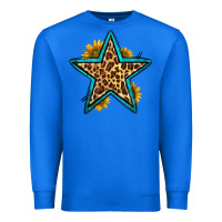True Royal western leopard star Premium Sweatshirt - HRA Design Shop