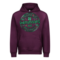 Mauve Wine prone to shenanigans and malarkey Urban Hoodie - MaliasSmallBusiness