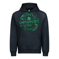 Navy prone to shenanigans and malarkey Urban Hoodie - MaliasSmallBusiness