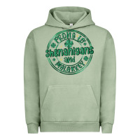 Pigment Oil Green prone to shenanigans and malarkey Urban Hoodie - MaliasSmallBusiness